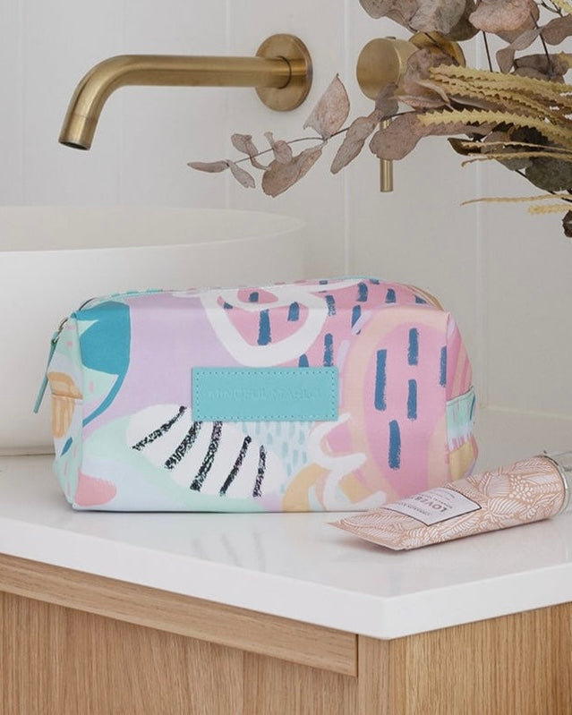 mindful marlo, haven, makeup bag, toiletry bag, wash bag,