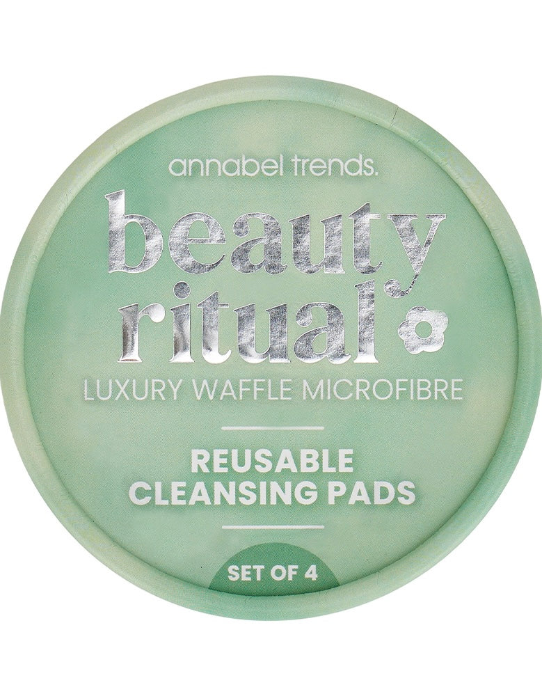 Beauty Ritual Luxury Waffle Cleansing Pads (Moss)