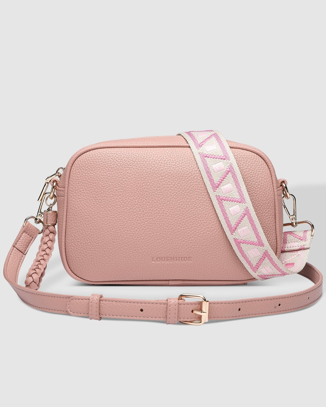 Jacinta Crossbody Bag (Dusty Rose)