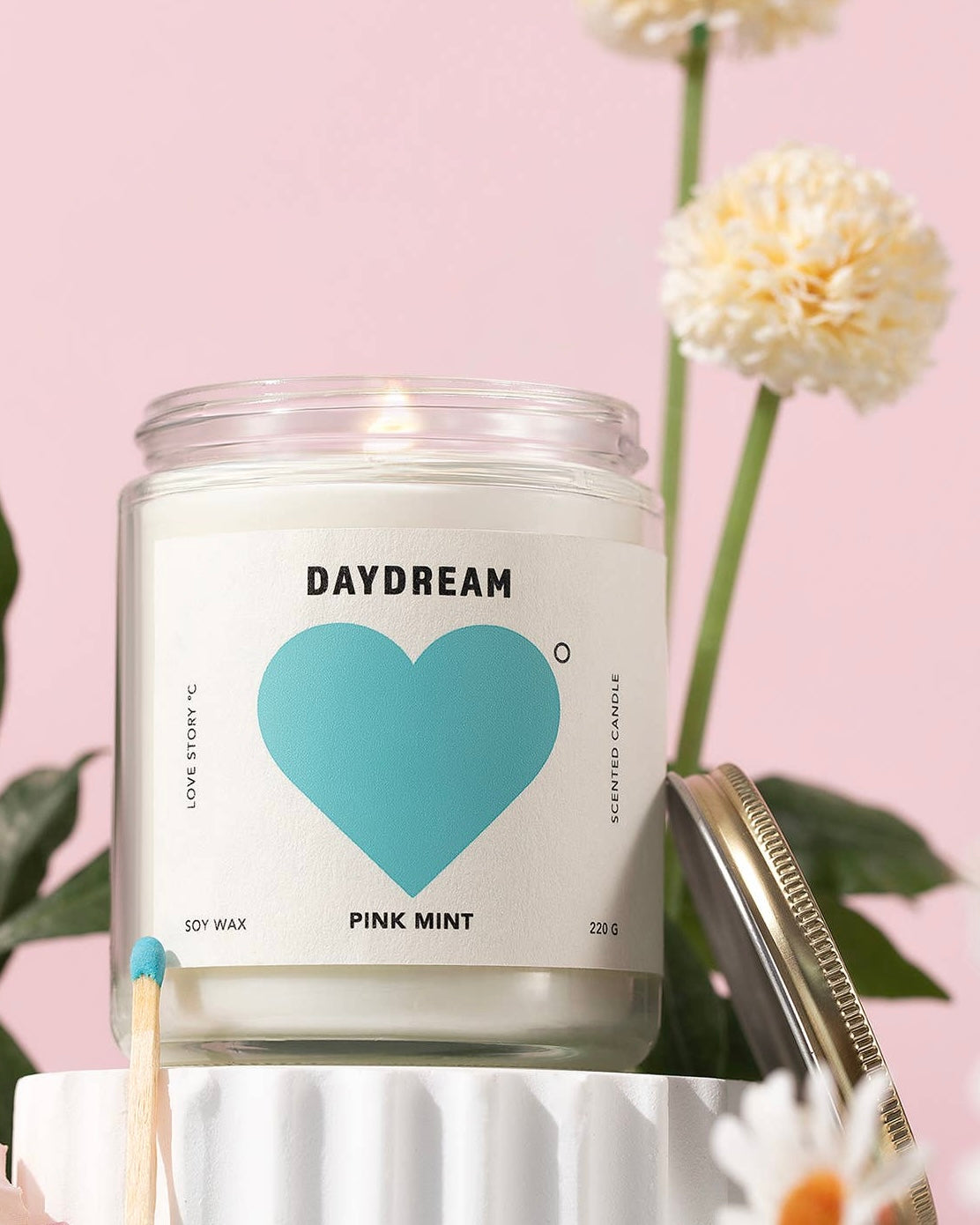 Pinkmint Soy Candle (Daydream)