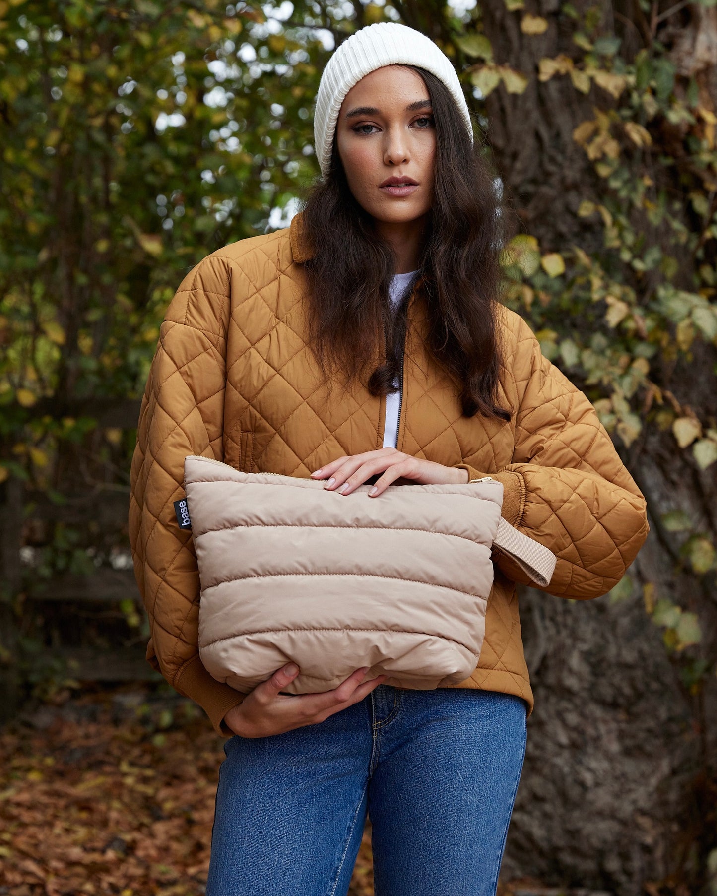 Stash Base Pouch/Clutch (Sand)