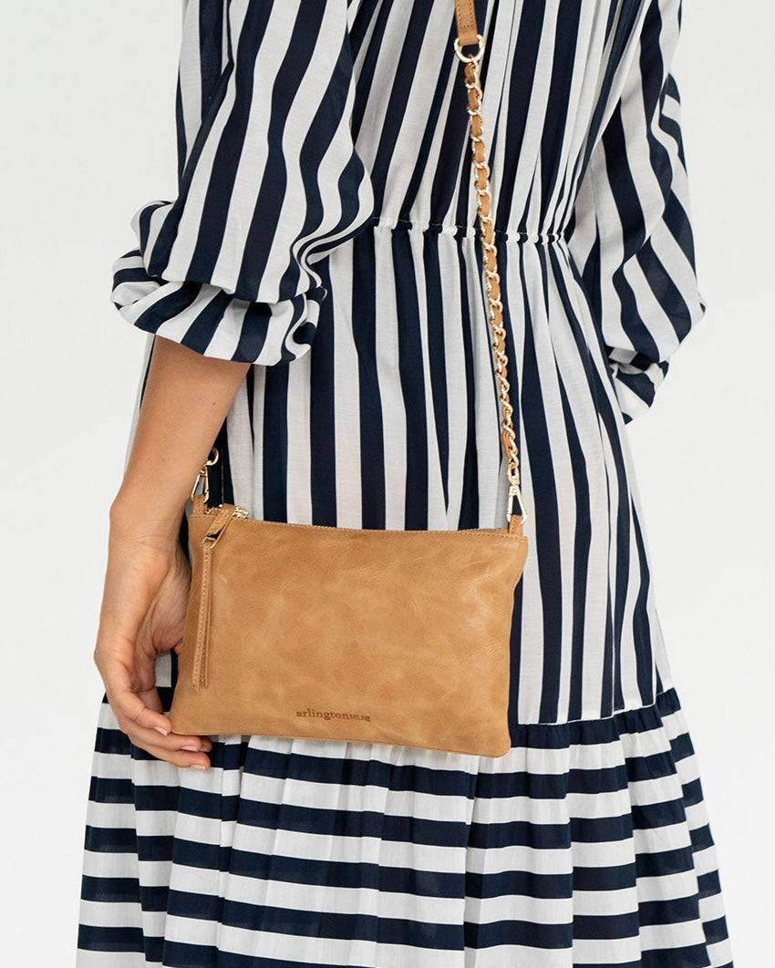 Molly Crossbody Bag (Vintage Tan)