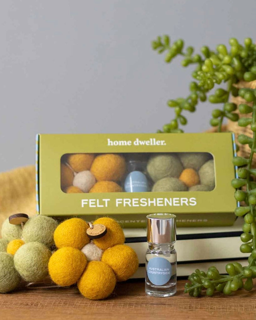 Felt Flower Fresheners (Australian Countryside)