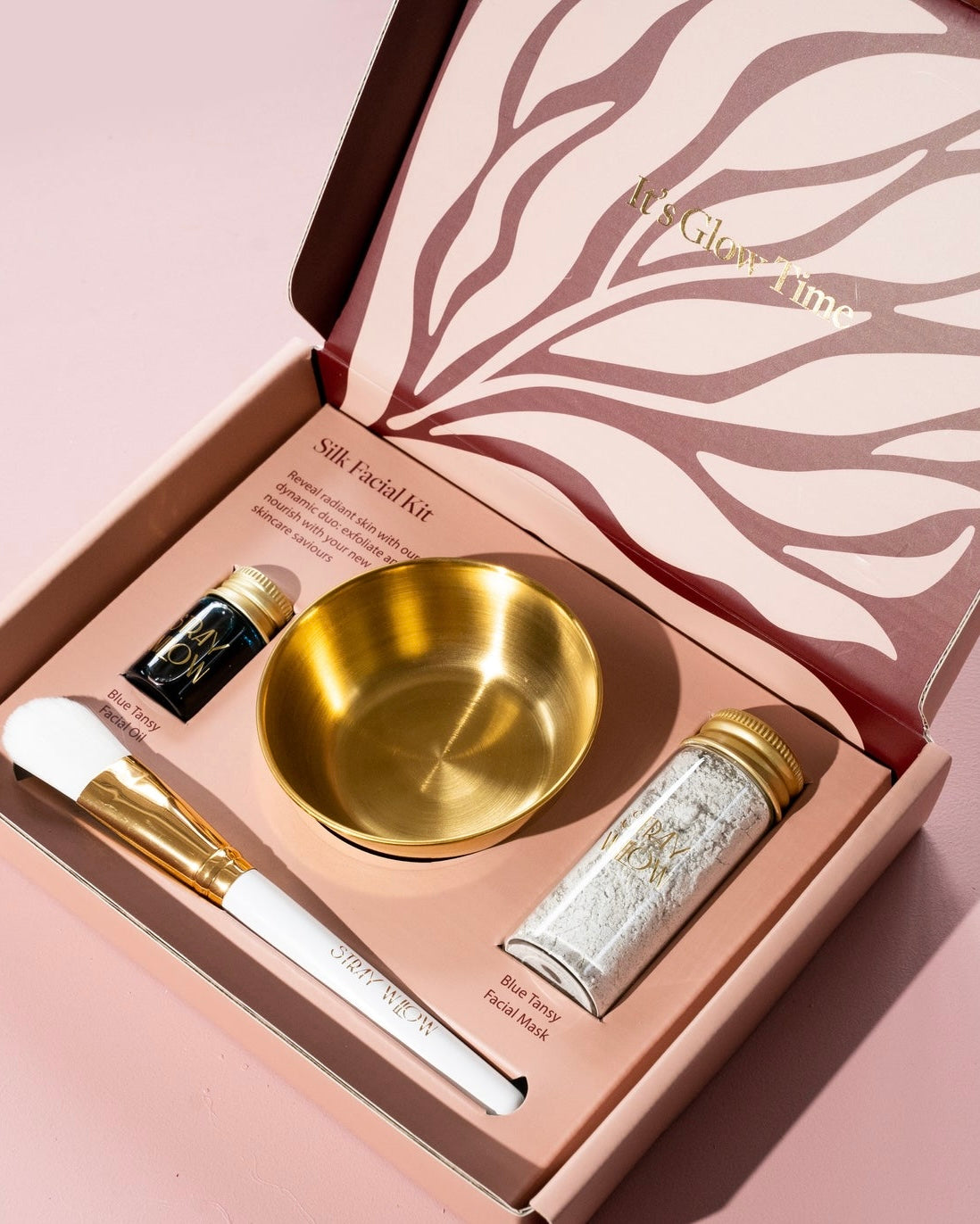stray willow, glow kit, skincare, face mask