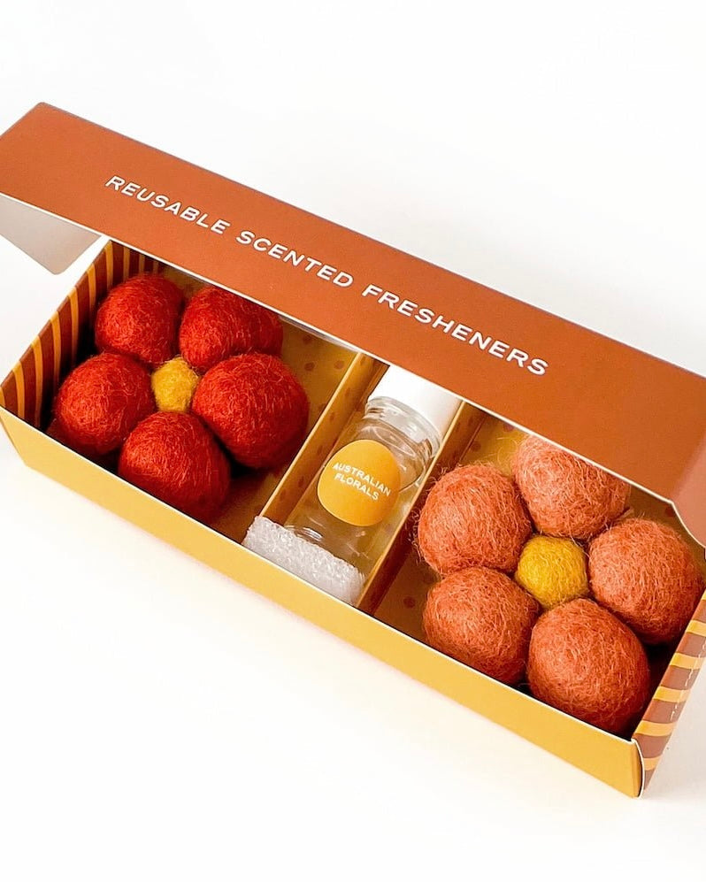 Felt Flower Fresheners (Flower Garden)