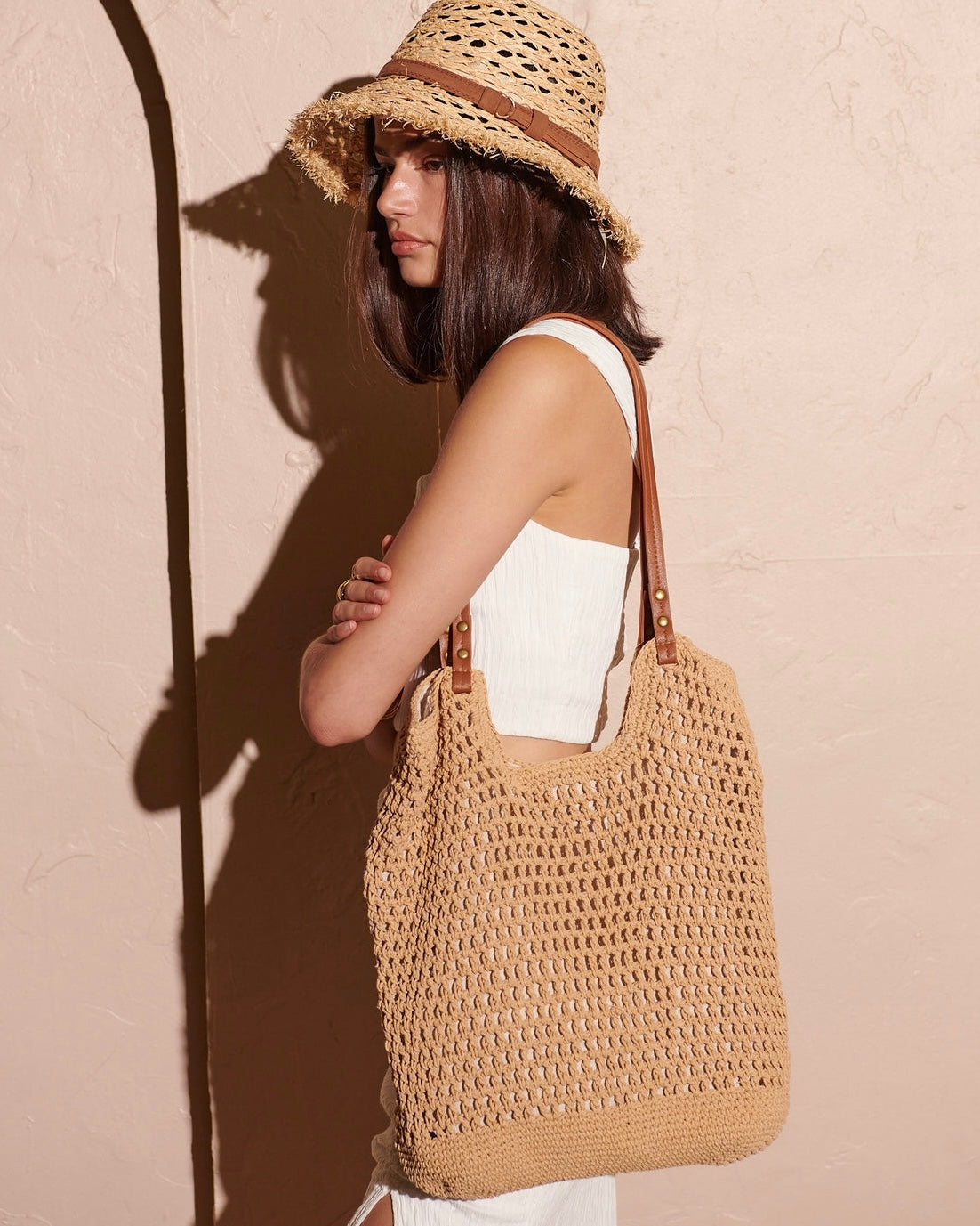 Derby Frayed Summer Straw Hat