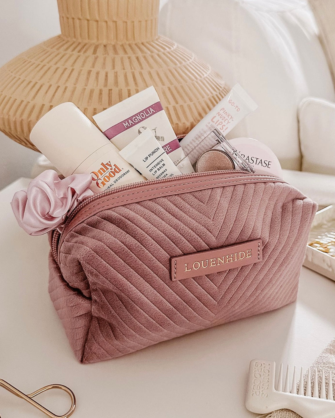 Mae Makeup Bag (Velvet Spice) Louenhide – I Shall Shop