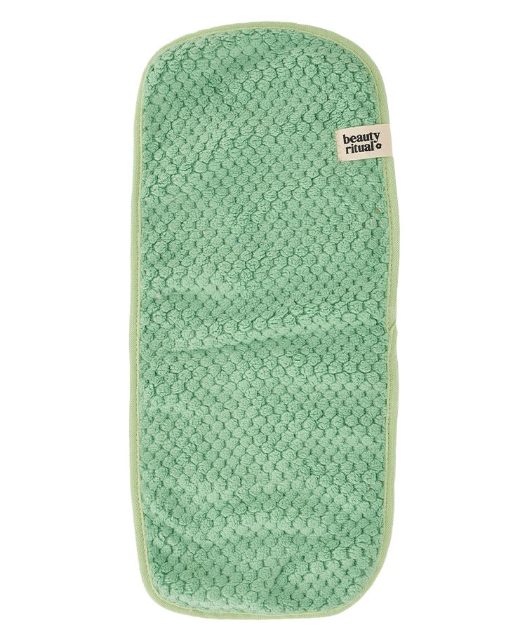 Beauty Ritual Luxury Waffle Makeup Removing Cloths (Moss)
