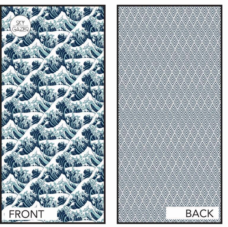 skygazer, sand free beach towel, beach towel, mandalay towel, sky gazer