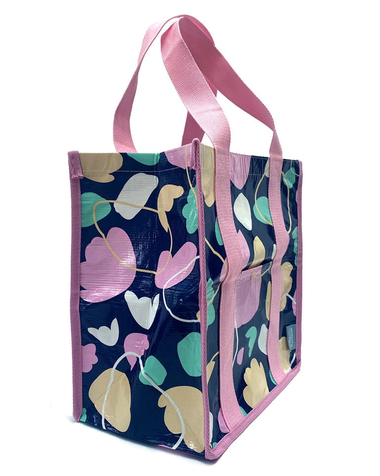 hello weekend, shopper bag, grocery bag, eco friendly bag, recycled bag,