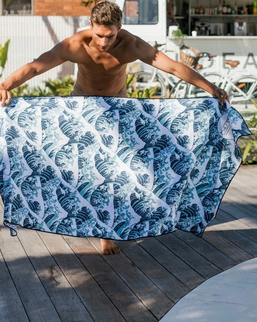 skygazer, sand free beach towel, beach towel, mandalay towel, sky gazer
