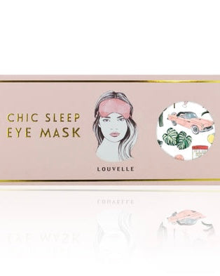 Louvelle, eye mask, sleep mask, chloe, vintage vacation,