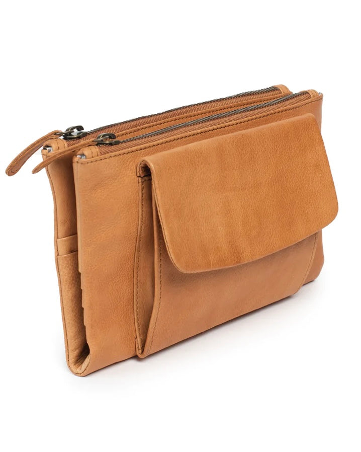 dusky robin, dusky robin leather, frankie wallet, leather bag, bon maxie, wallet, purse, travel wallet, tan leather