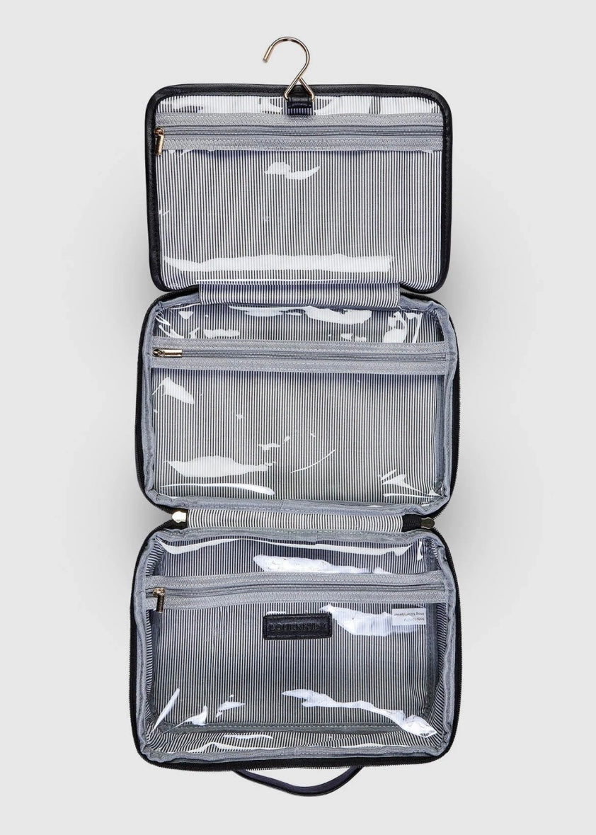 louenhide, maggie, makeup bag, toiletry bag, travel bag, cosmetic bag, wash bag, black