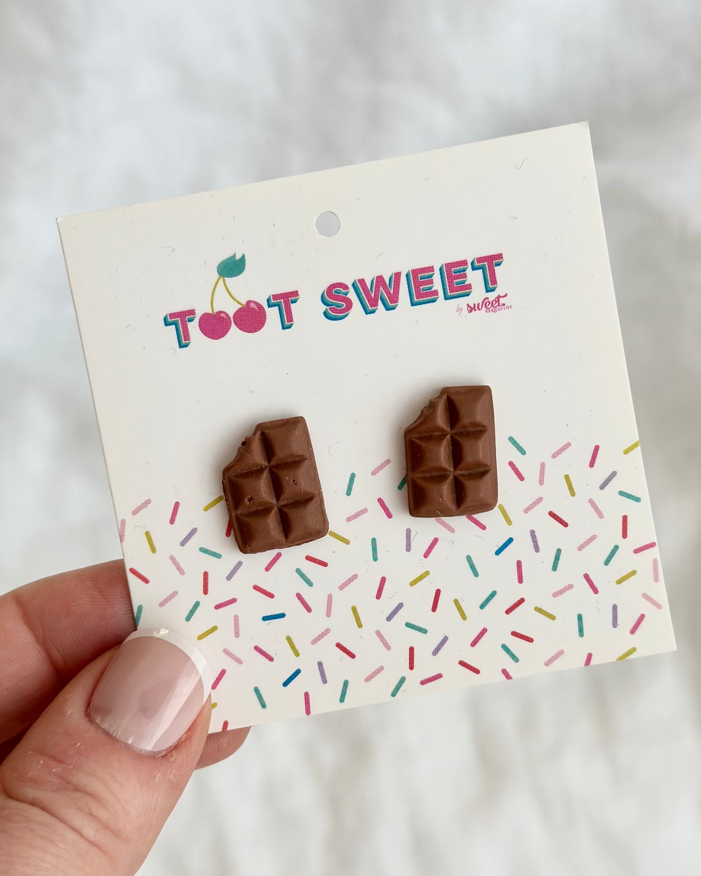 Chocolate Bar Studs