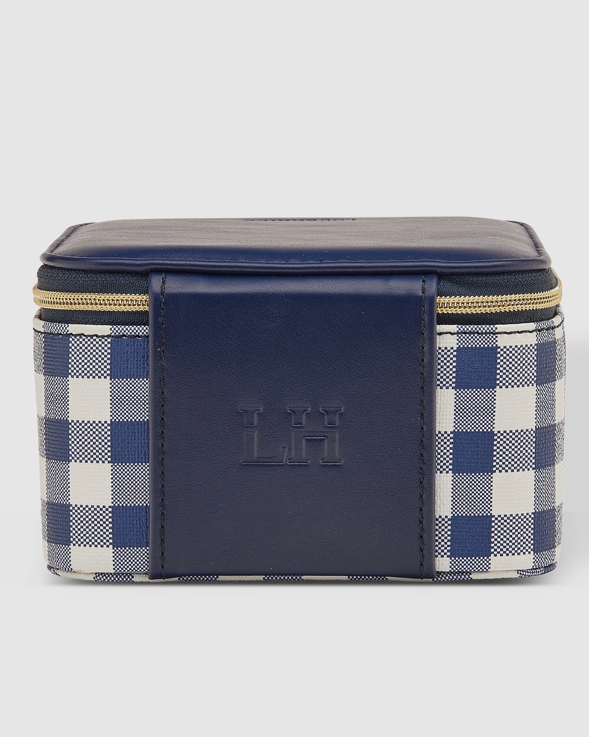 louenhide, tara, jewellery box, jewellery storage, navy gingham