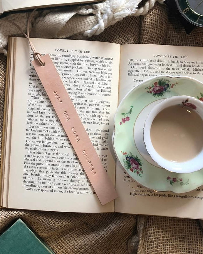 leather bookmark, bookmark, teacher gift,