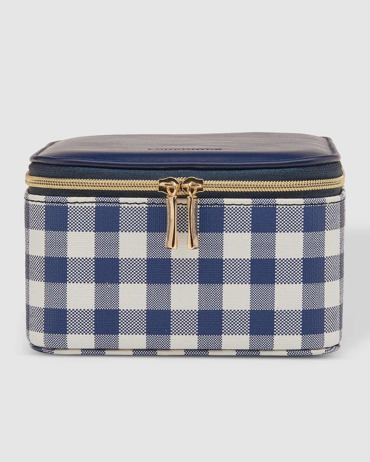 louenhide, tara, jewellery box, jewellery storage, navy gingham