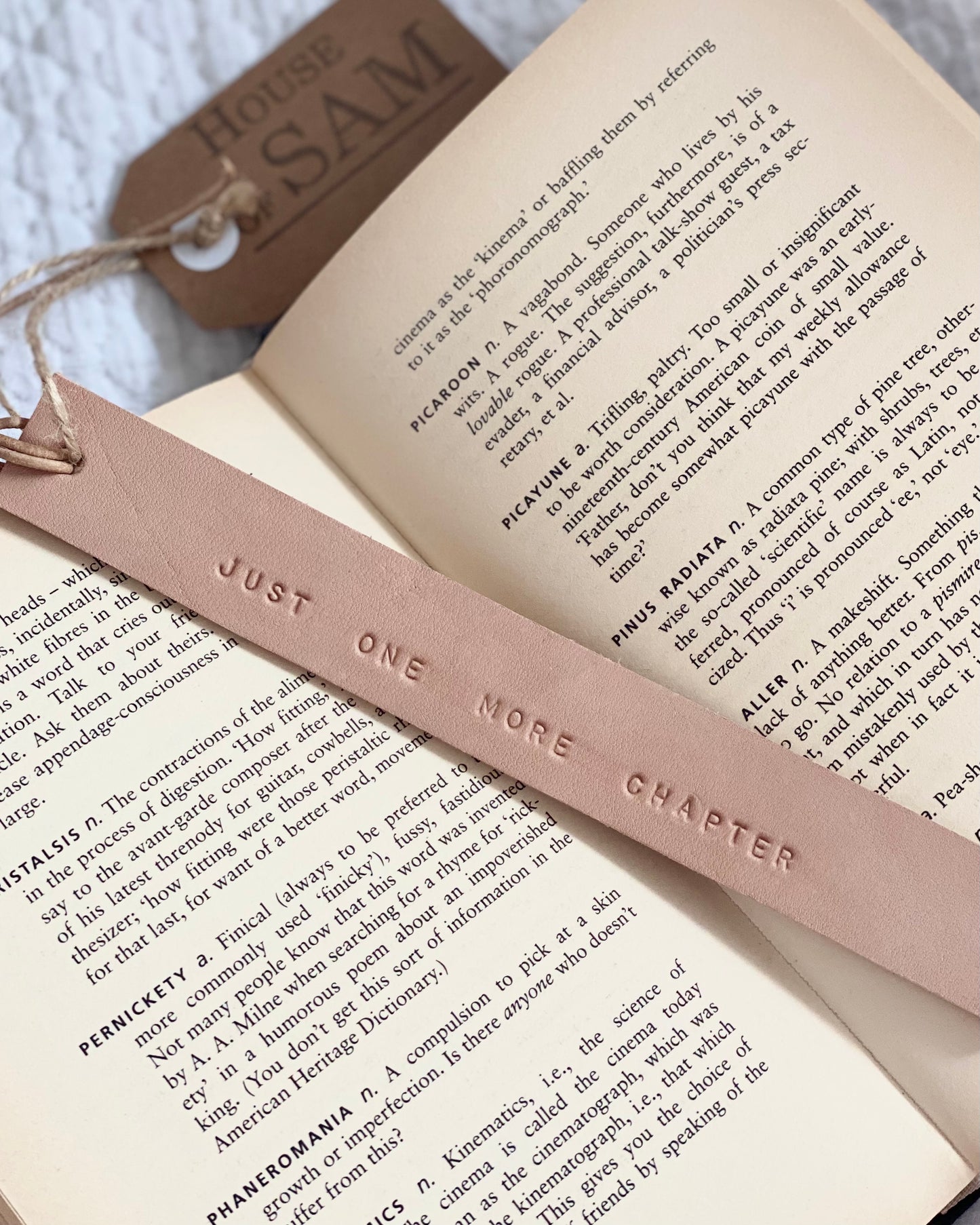 leather bookmark, bookmark, teacher gift,