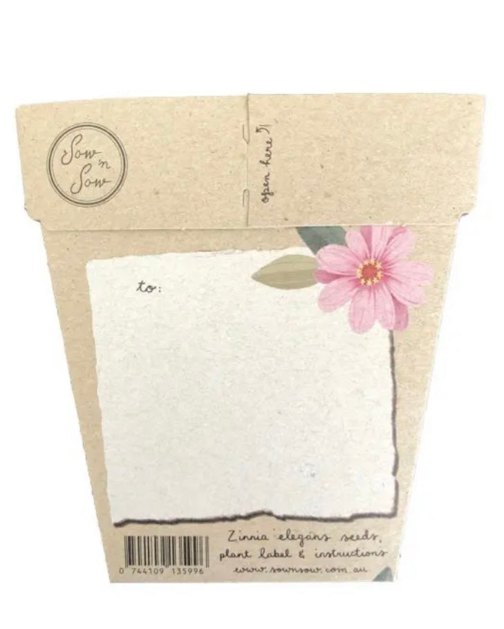 Gift of Seeds (Happy Birthday Zinnia)