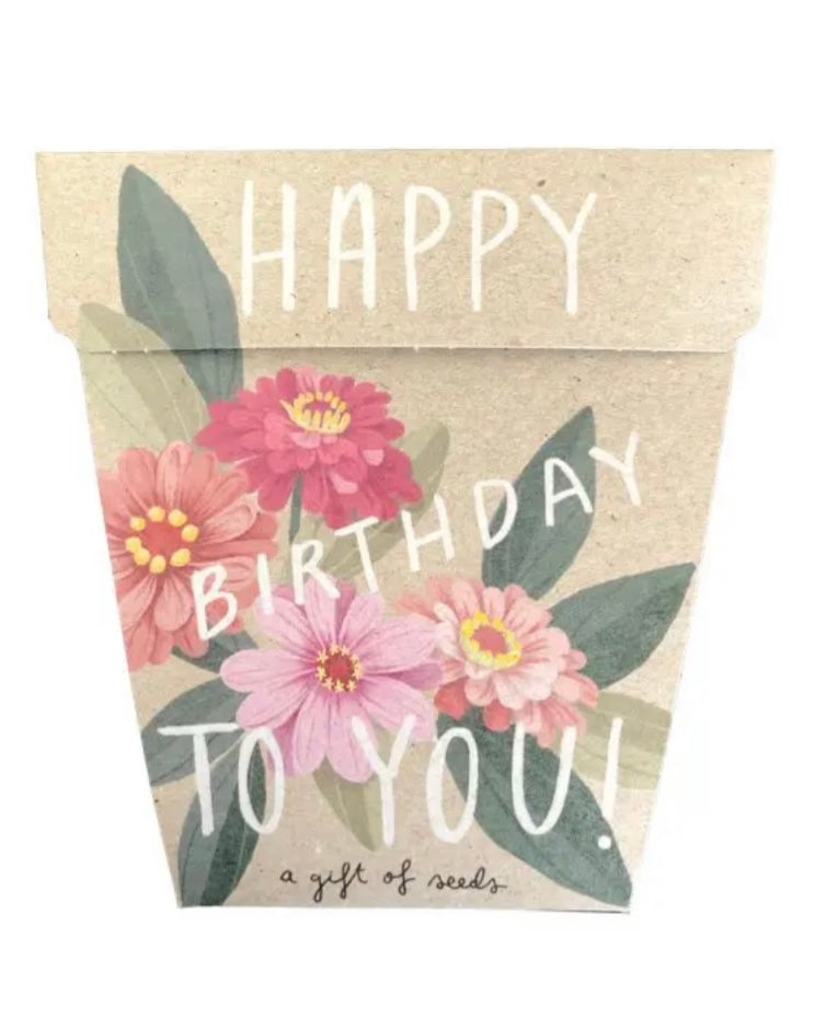 Gift of Seeds (Happy Birthday Zinnia)