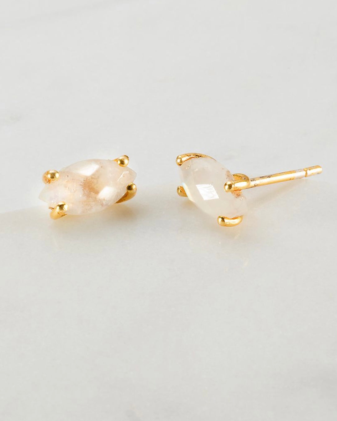 zafino, moonstone studs, studs,