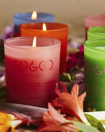 Flower Power Candle