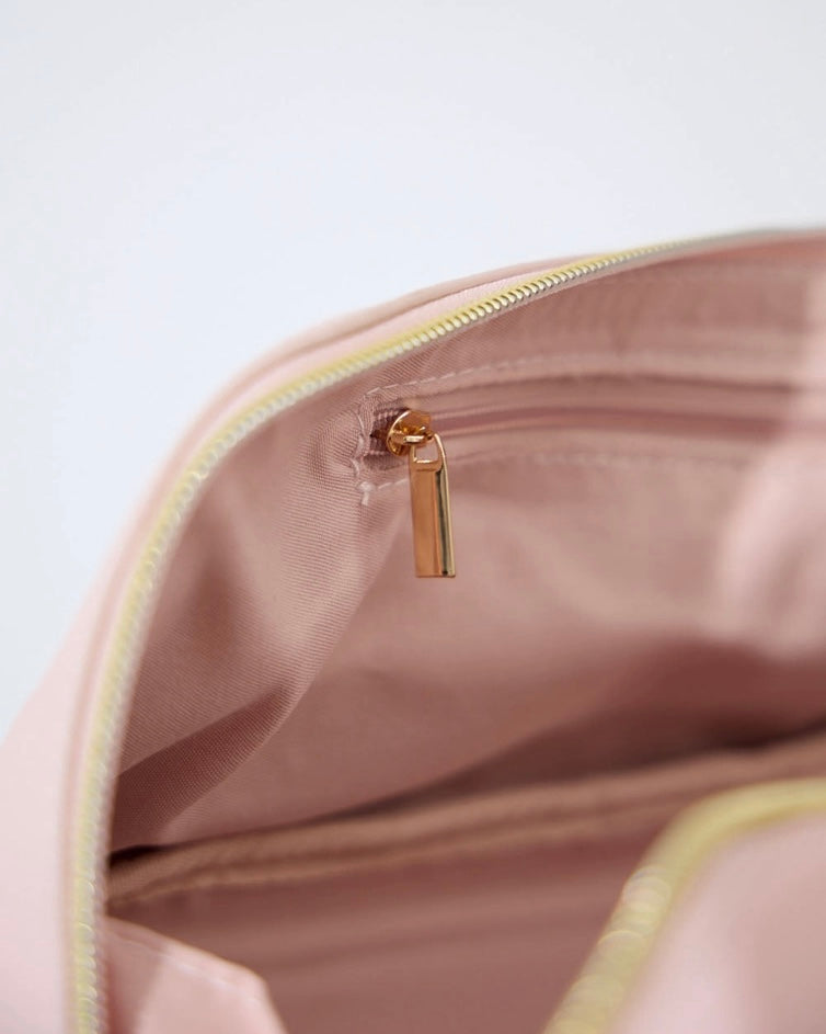 Maddie Makeup Bag Trio (Light Pink)