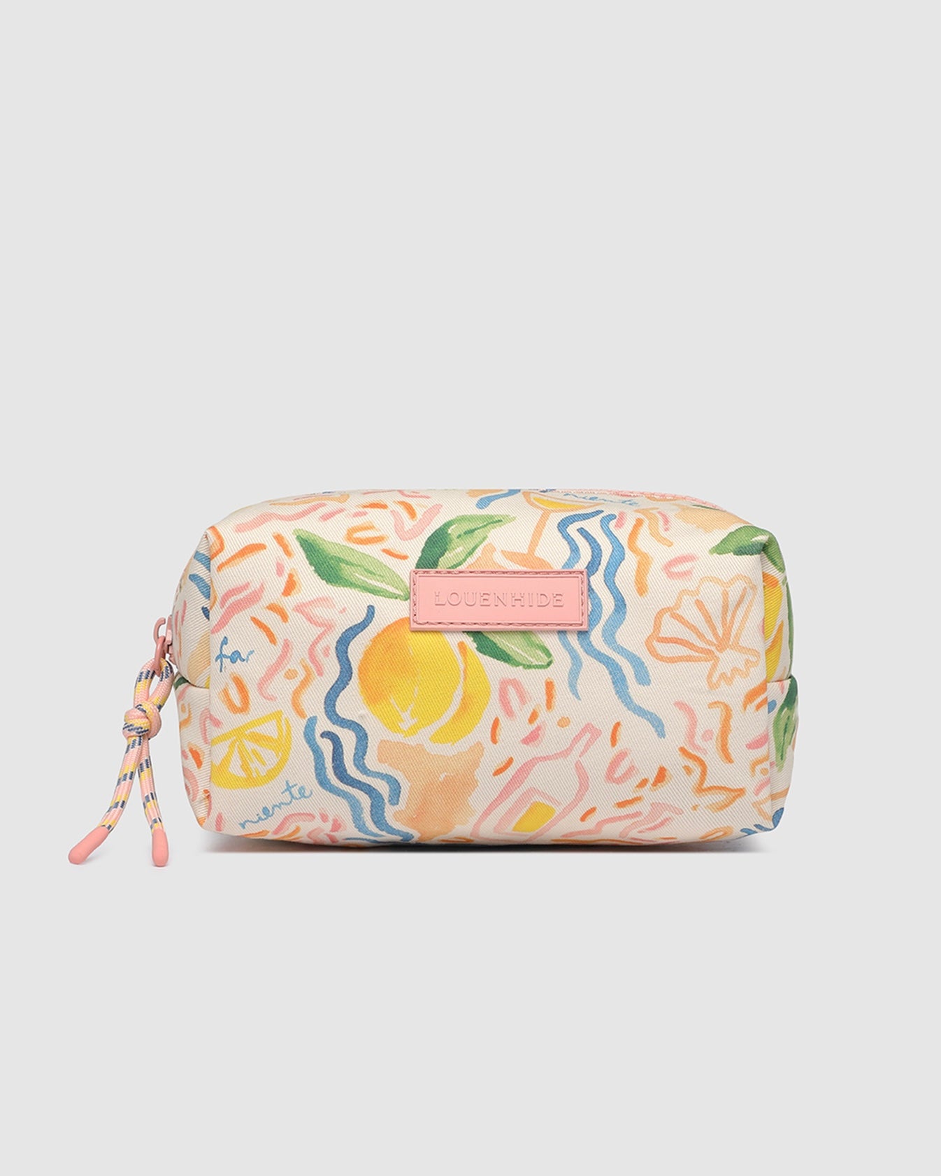 Bambi Pouch/Makeup Bag (Lemon Print)