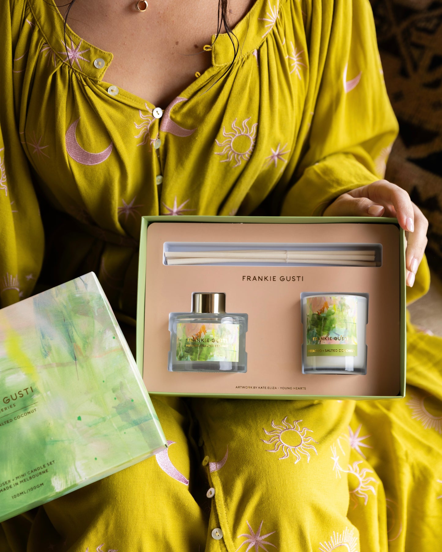 Artist Set Candle + Diffuser Duo (Pistachio & Salted Coconut)