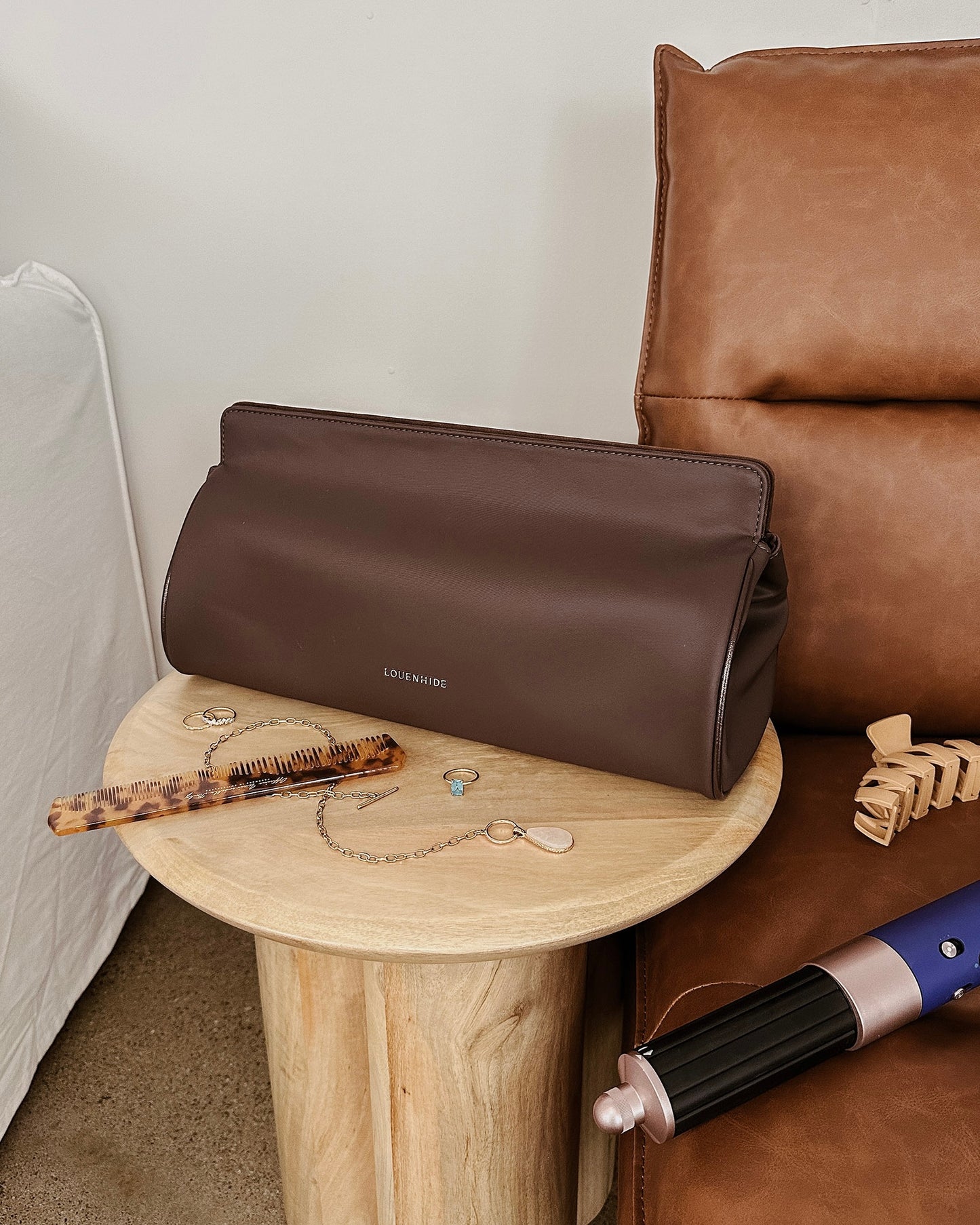 Margot Hair Tool Travel Case (Chocolate)