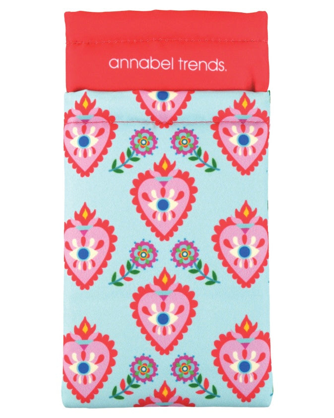 Double Glasses Case (Fiesta Heart)