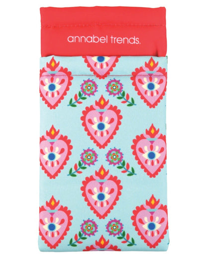 Double Glasses Case (Fiesta Heart)