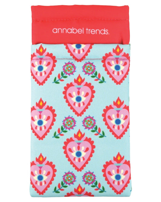 Double Glasses Case (Fiesta Heart)