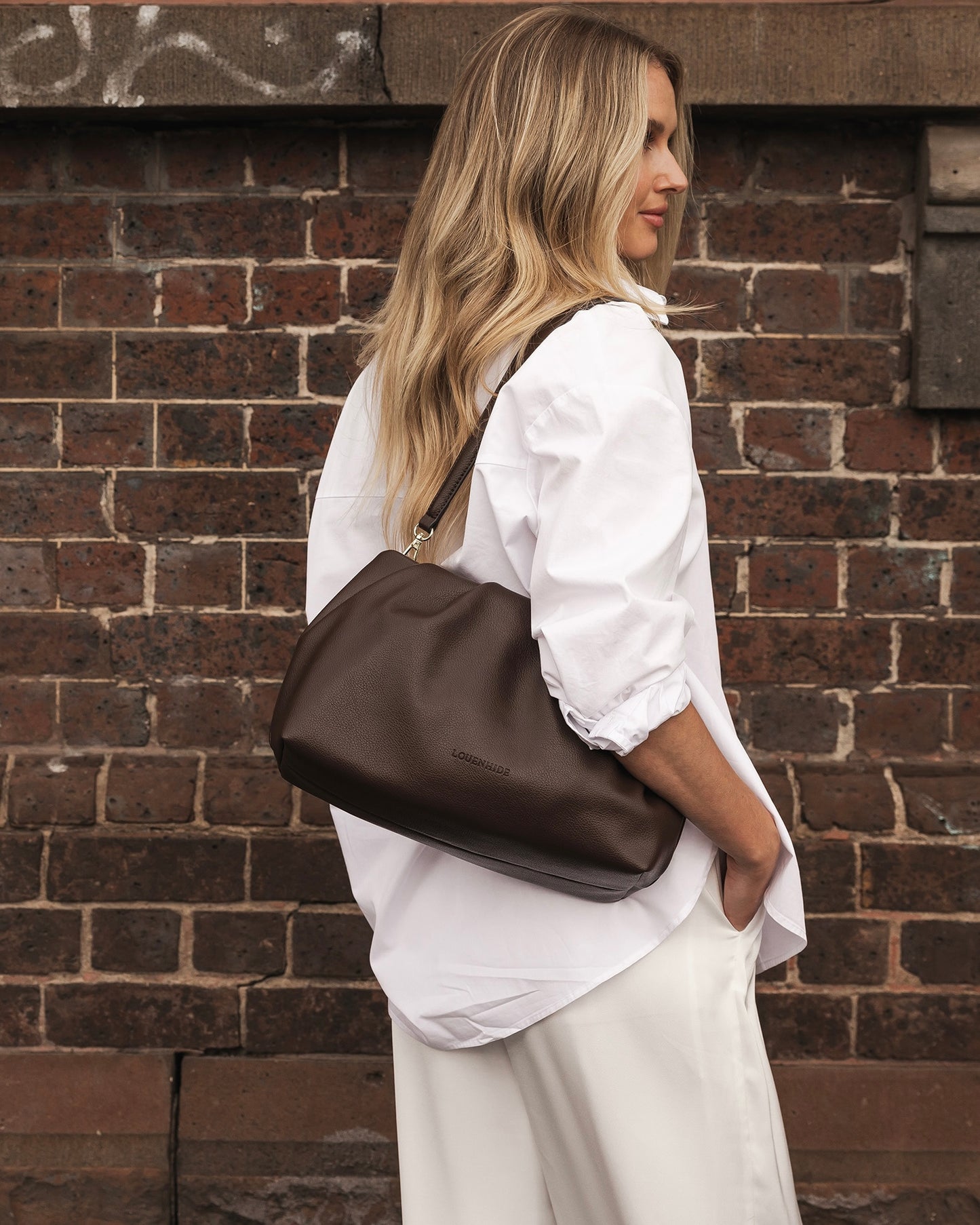 Naomi Clutch/Bag (Chocolate)