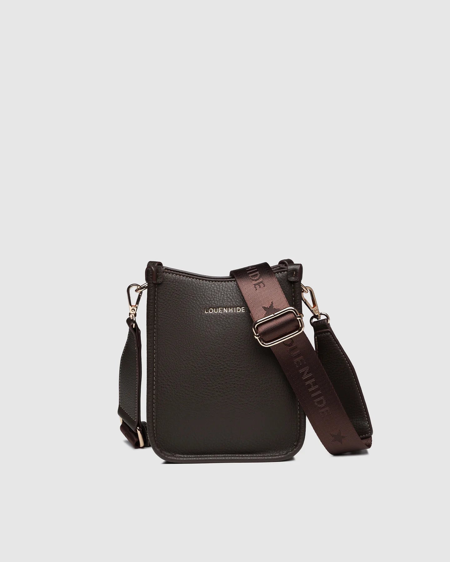 Parker Phone Crossbody Bag (Chocolate)