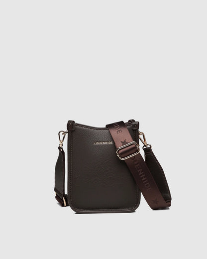 Parker Phone Crossbody Bag (Chocolate)
