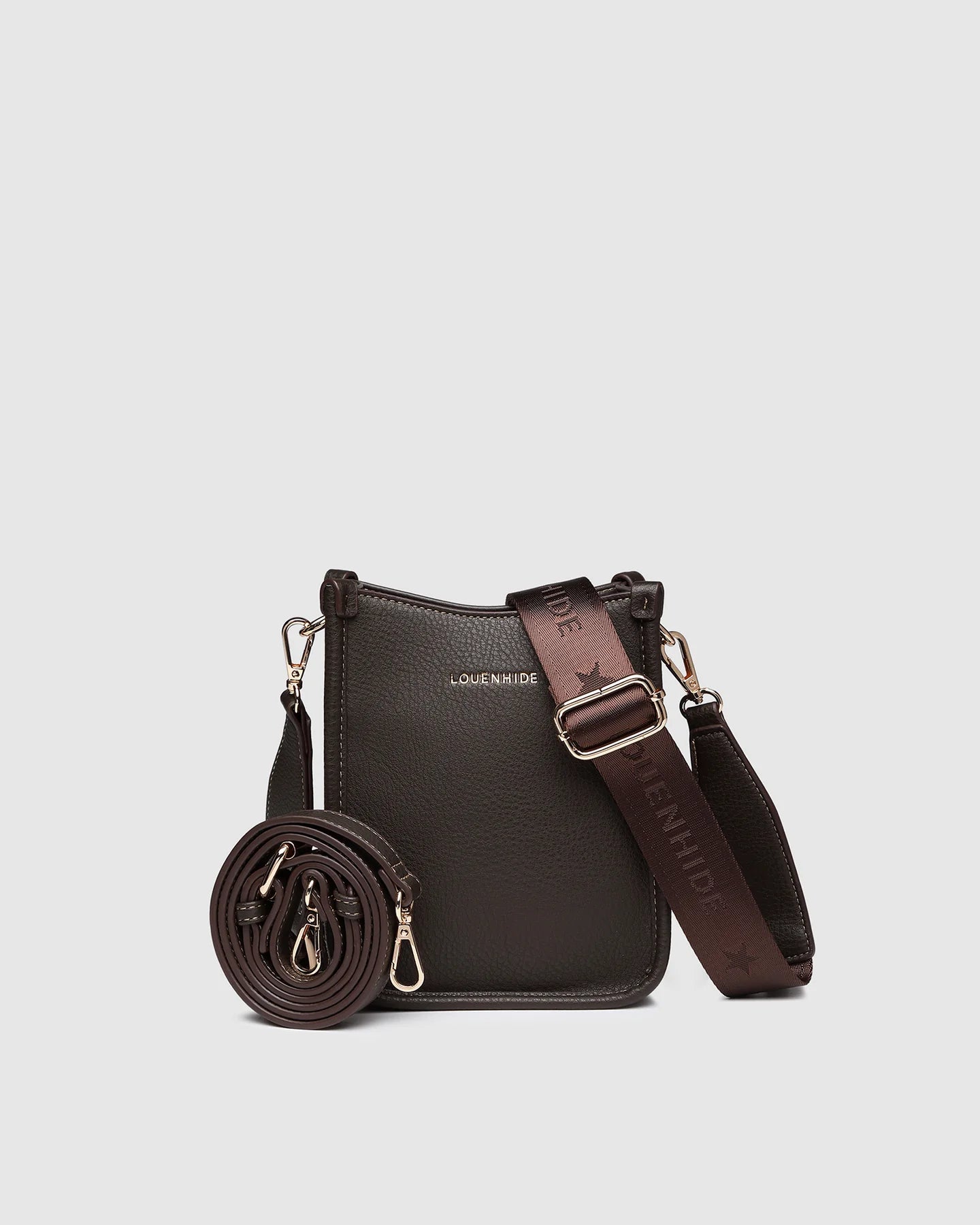 Parker Phone Crossbody Bag (Chocolate)
