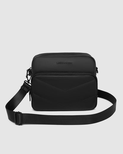 London Camera Crossbody Bag (Black)