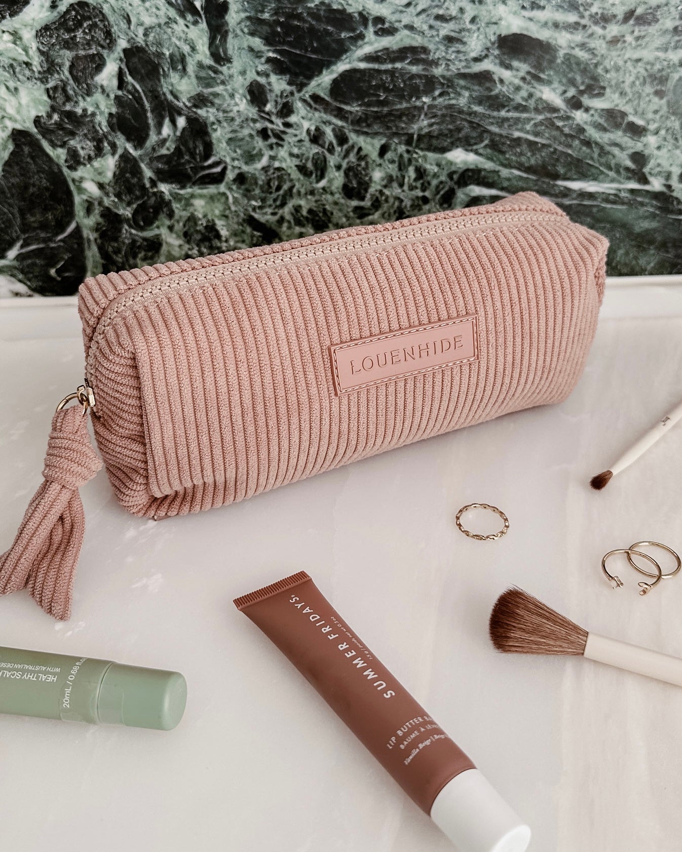 Destiny Makeup Case Duo (Blush Pink)