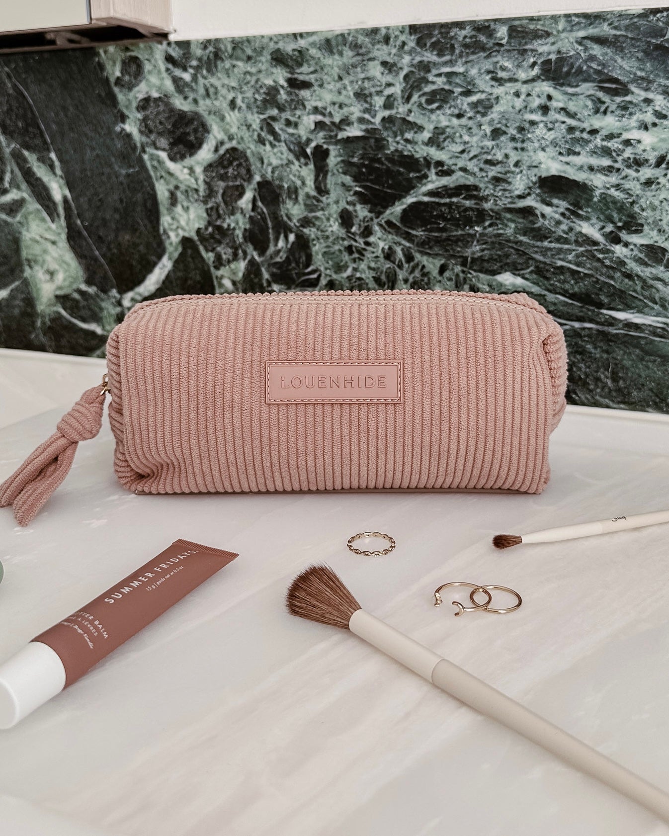 Destiny Makeup Case Duo (Blush Pink)