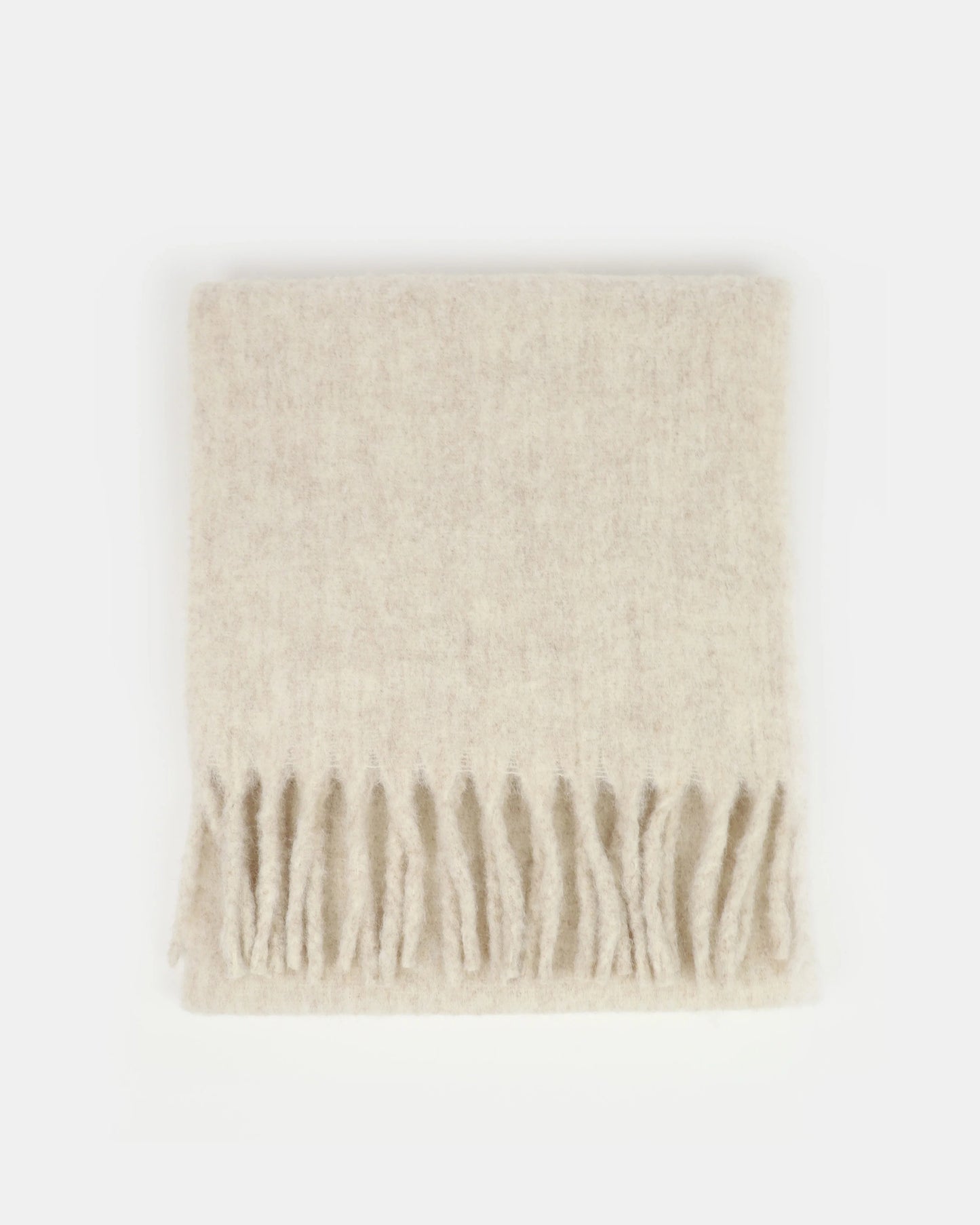 Betty Fluffy Scarf (Oatmeal)