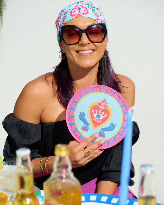 Twist Fan (Fiesta Heart)
