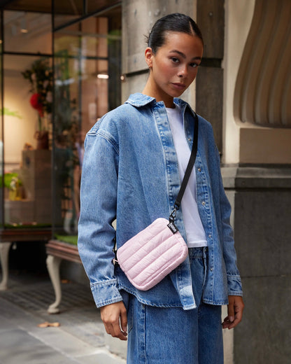 Mini Base Crossbody Bag (Peony)