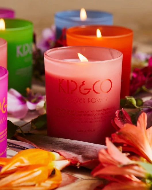 Flower Power Candle