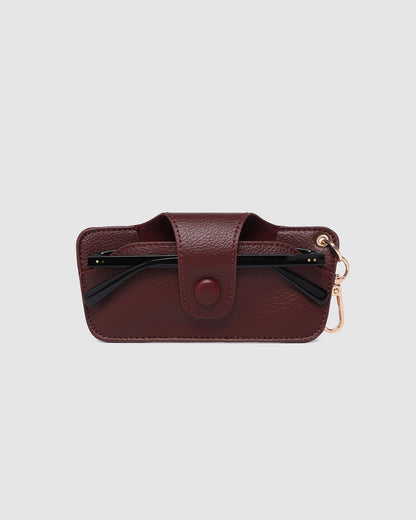 Skittle Sunglass Case (Burgundy)