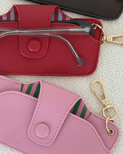 Skittle Sunglass Case (Pink/Green)