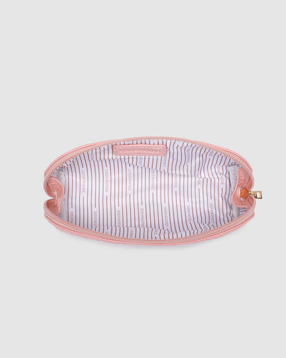 Lucinda Jayne Woven Makeup Bag Set (Pink)