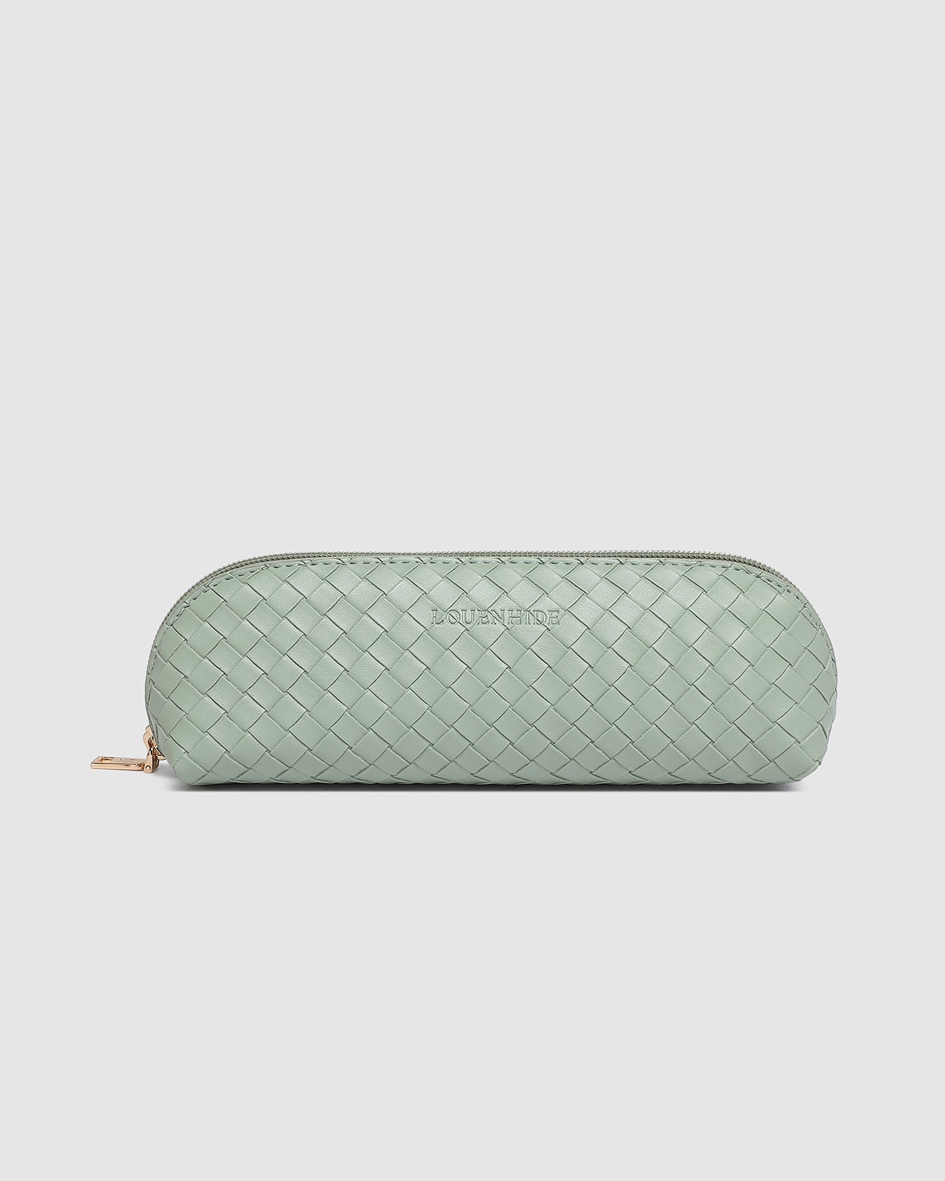 Lucinda Jayne Woven Makeup Bag Set (Sage Green)