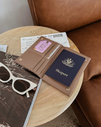 Venice Passport Holder (Mocha)